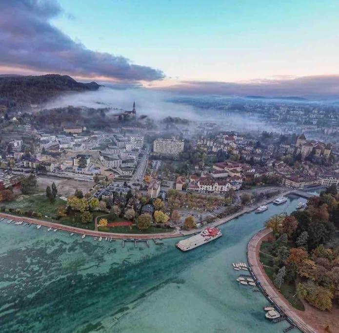 Le Panorama - Vue Lac Et Montagne Avec Parking Annecy Buitenkant foto